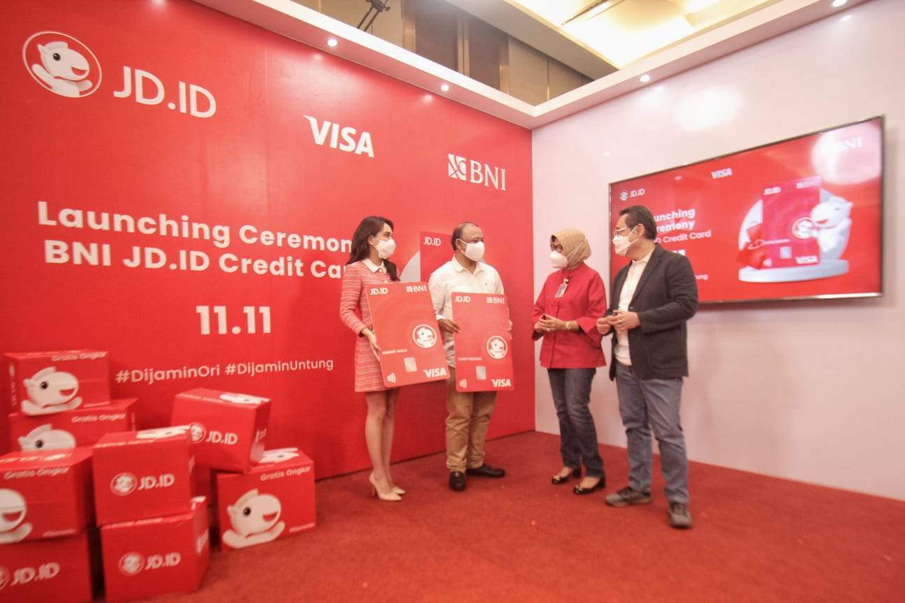 Peluncuran Kartu Kredit BNI JD.ID di Jakarta, kemarin. DOK BNI
